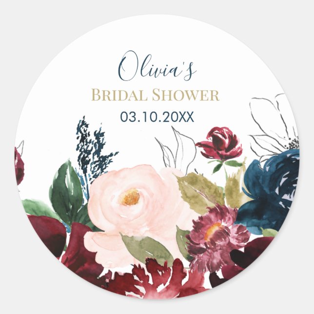 Romantisk Möhippa - favoritfästen Runt Klistermärke (Framsida)