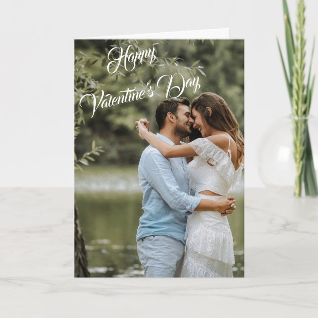 Romantisk mot Kärlek i mitt liv Lycklig Valentine Helgkort (Framsida)