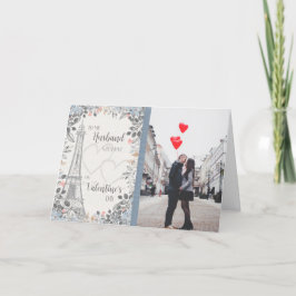 Romantisk mot Make Alla hjärtans dag Eiffel Torn Helgkort