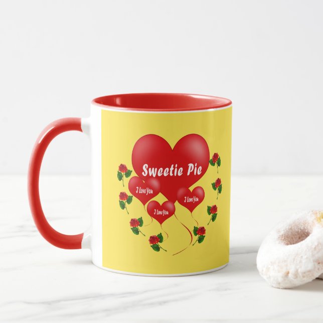Romantisk mugg för Sweetiepaj (Med munk)