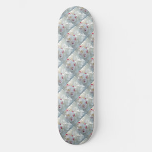 Romantisk Multi Peony Skateboard Bräda 19,5 Cm