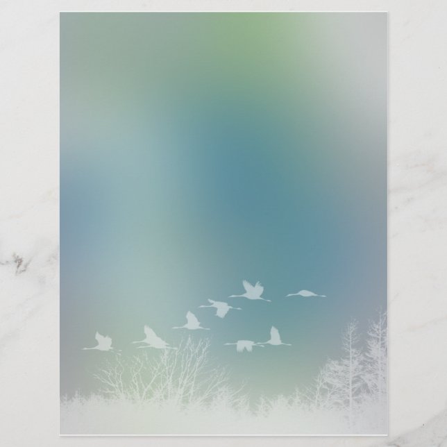 Romantisk natur och fågeldesign (Framsida)