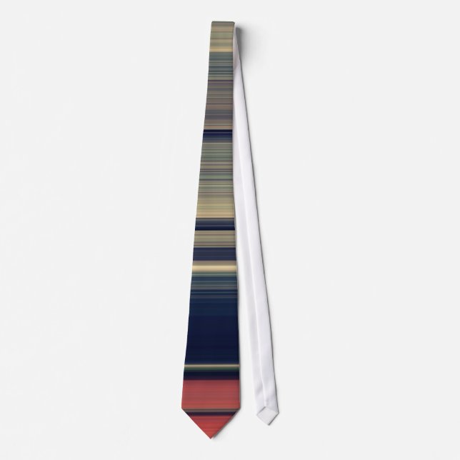 Romantisk, naturlig, flera Färg Vågrät Rand Tie Slips (Framsida)