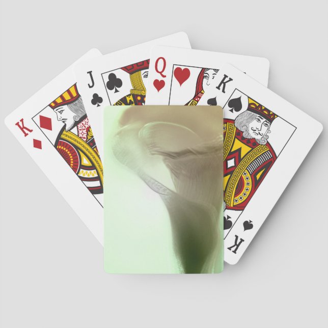 Romantisk nederbördsdetalj casinokort (Baksidan)