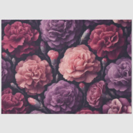 Romantisk nejlikor Rosa och Lila Decoupage