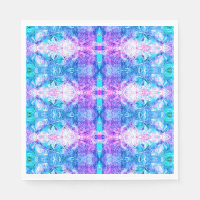 Romantisk Pappers Tallrik – Orientalisk Boho Fanta Pappersservett (Framsidan)