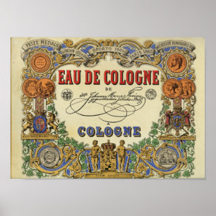 Romantisk parisian Parfym Image 1868 Poster