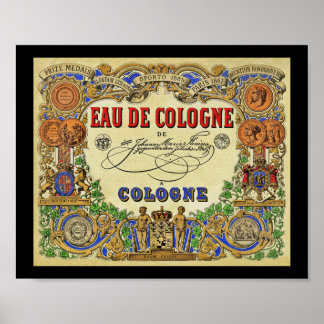 Romantisk parisisk Parfym 1868 Poster