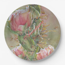 ROMANTISK PEAR CACTUS FLOWER MONOGRAM PARTY