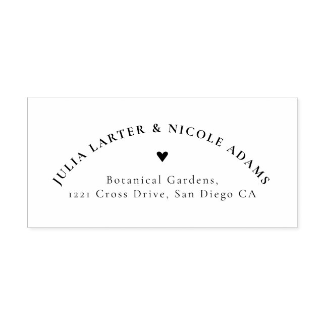 Romantisk Pearl Svan Blommigt Ram Bröllop Självfärgande Stämpel (Design)