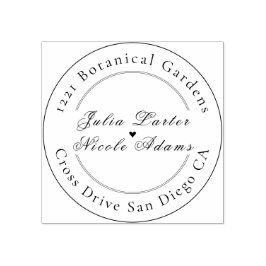 Romantisk Pearl Svan Blommigt Ram Bröllop Stämpel