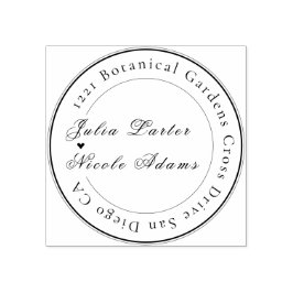 Romantisk Pearl Svan Blommigt Ram Bröllop Stämpel