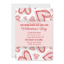 Romantisk Personlig Valentinekort