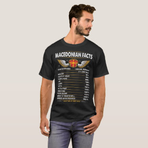 Romantisk problemlösning för Macedonian fakta T Shirt