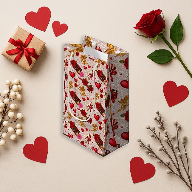 Romantisk röd hjärtvalentin (Skapare uppladdad)
