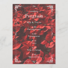 Romantisk röd ros | Blommig elegant anpassningsbar Program