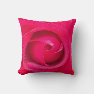 Romantisk röd rosa ros kudde