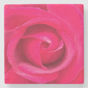Romantisk röd rosa ros stenunderlägg