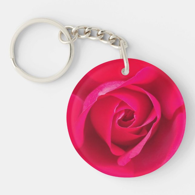 Romantisk röd rosa ros v2 (Framsidan)