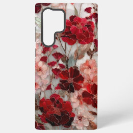 Romantisk röd rosblomma