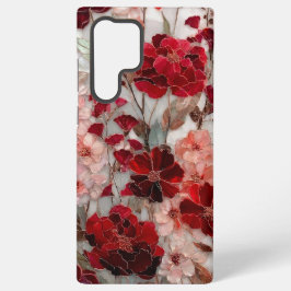 Romantisk röd rosblomma