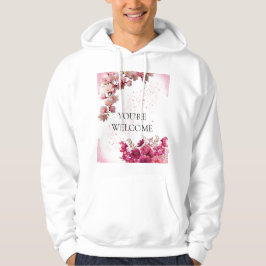 Romantisk Rodnad Vattenfärg Bröllopsfestskjorta | Hoodie