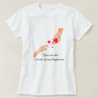 "Romantisk rödsträng för ödet Händer och örter - E T Shirt