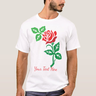 Romantisk Ros Blomma – Tidlös Blomsterkonst T Shirt