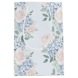 Romantisk Rosa Blåa blommor Möhippa