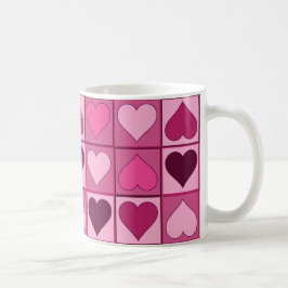 Romantisk Rosa går upp och ned Kaffemugg