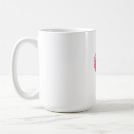 Romantisk Rosa Hearts design Kaffemugg