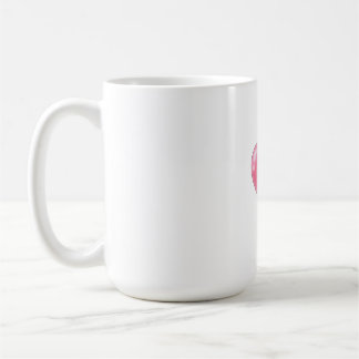 Romantisk Rosa Hearts design Kaffemugg