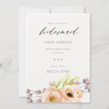 ROMANTISK ROSA, LILA, BLUE BLOMMIGT BRIDESMAID-KOR