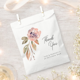 Romantisk Rosa Mauve Akvarell