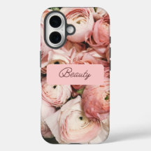 Romantisk Rosa Peony iPhone 16 / iPad-fodral