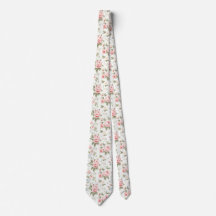 Romantisk Rosa ros Special Occasion Neck Tie
