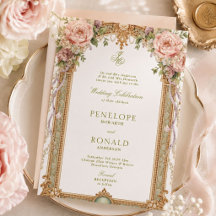 Romantisk Rosa Roséguld Bröllop