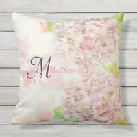 Romantisk rosa vanlig hortensia- &