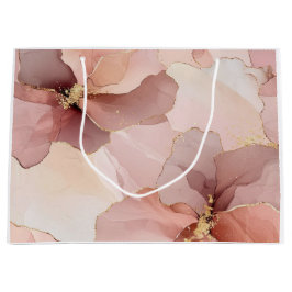 Romantisk Rosé Rosa Guld Blommig Bröllopsdusch