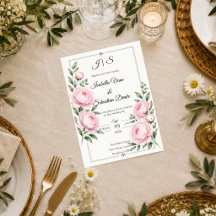 Romantisk Rosenskär Peony Elegans Bröllop