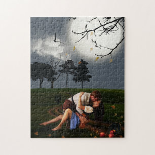 ROMANTISK SENSUELL PUZZZLE COUPLE MOONLIGHT PUSSEL