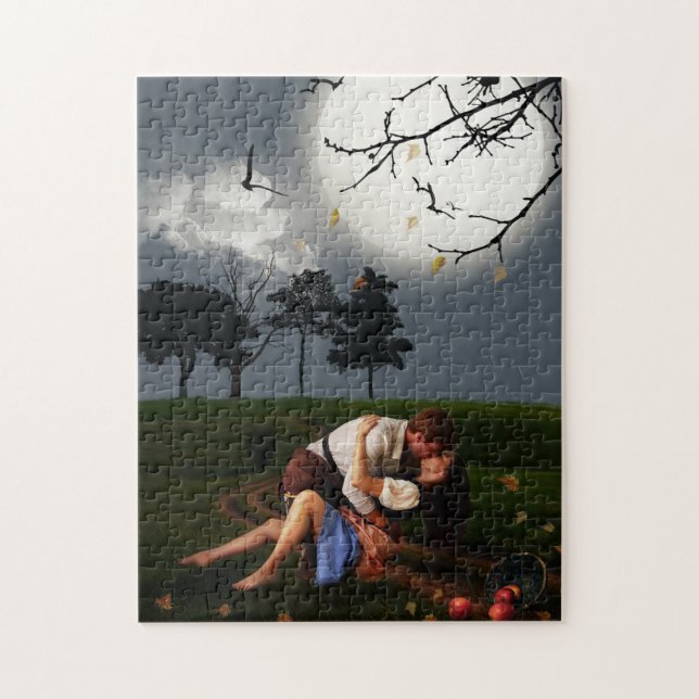 ROMANTISK SENSUELL PUZZZLE COUPLE MOONLIGHT PUSSEL (Vertikal)