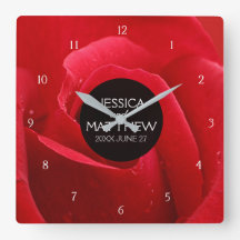 Romantisk Snyggt Röd ros Blommigt Bröllop