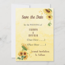 Romantisk solros rustik gul