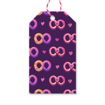 Romantisk, sömlös mönster med hjärta och bröllop