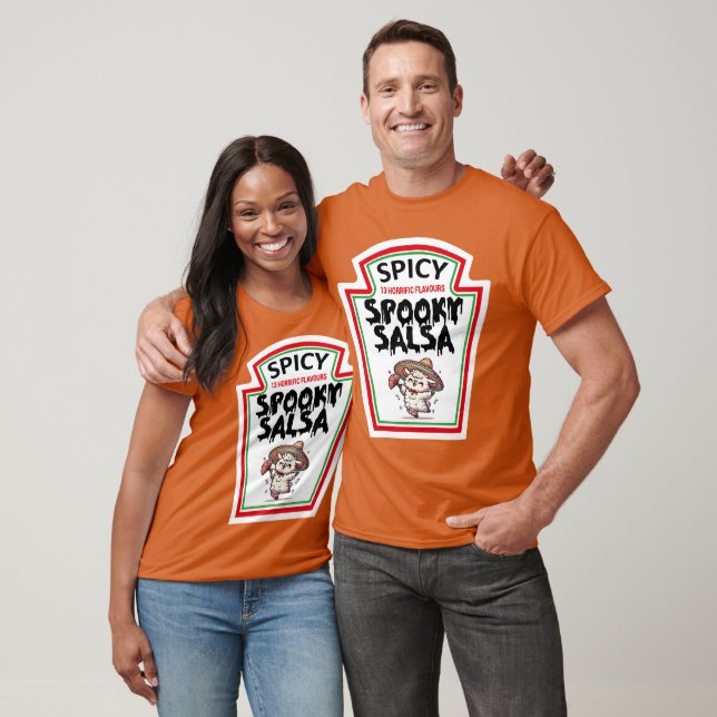 Romantisk, söt katthunddansk salsa costume t shirt (Unisex)
