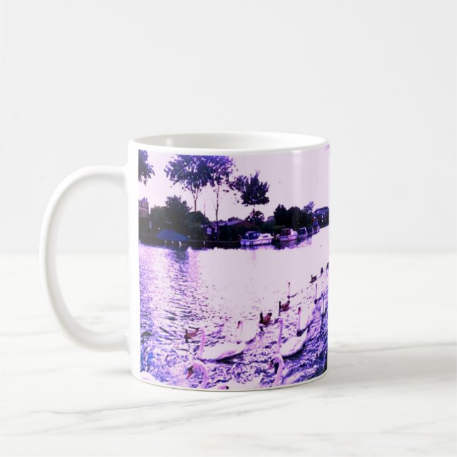 •·♥Römanƭisk Svansjö Klassisk Mugg♥·• Kaffemugg (Vänster)