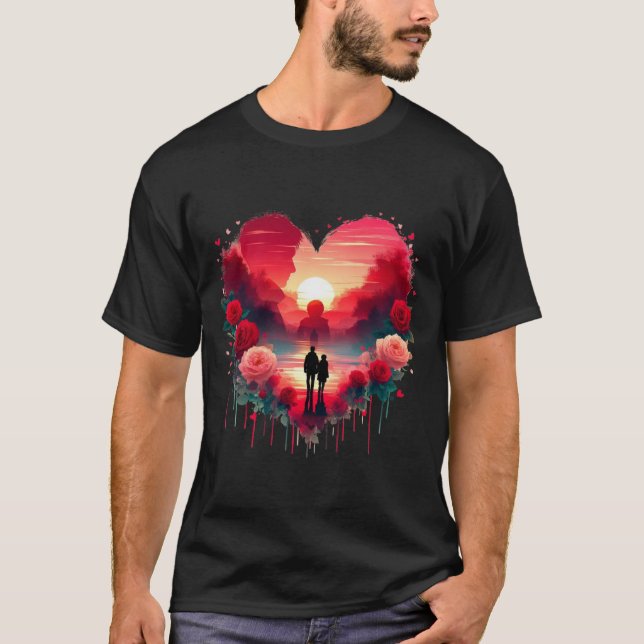 Romantisk  t shirt (Framsida)
