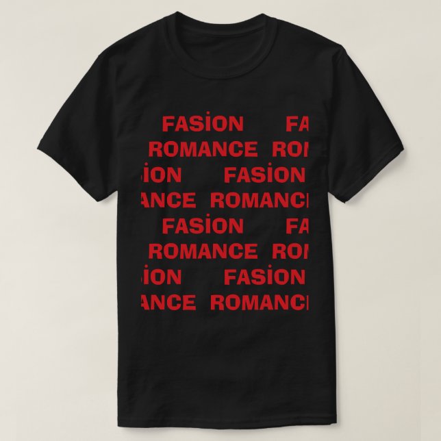 ROMANTISK T-SHIRT (Design framsida)