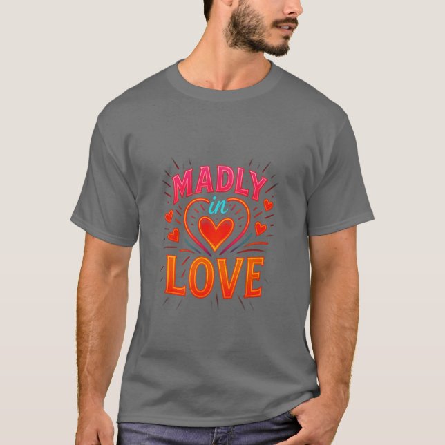 Romantisk T-shirt för Alla hjärtans dag (Framsida)